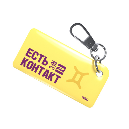 NFC-визитка ISBC «Знаки зодиака, Близнецы», брелок - купить