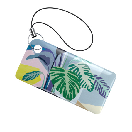 Брелок ISBC с функционалом карты "Тройка" "Городские джунгли; Диффенбахия" арт. 121-45688