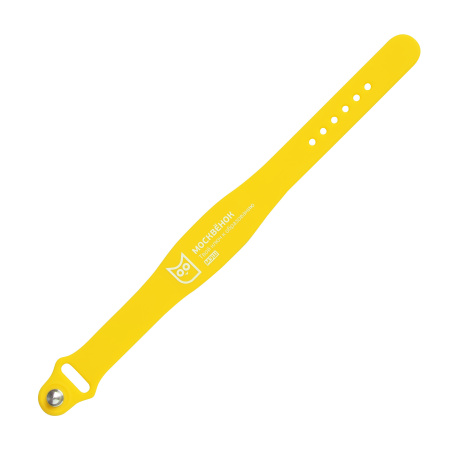 Браслет силиконовый «Москвенок», желтый, размер М, арт. 006-21095