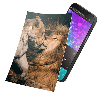 Интерактивная открытка с NFC "Королевская нежность", ISBC, арт. 121-61509