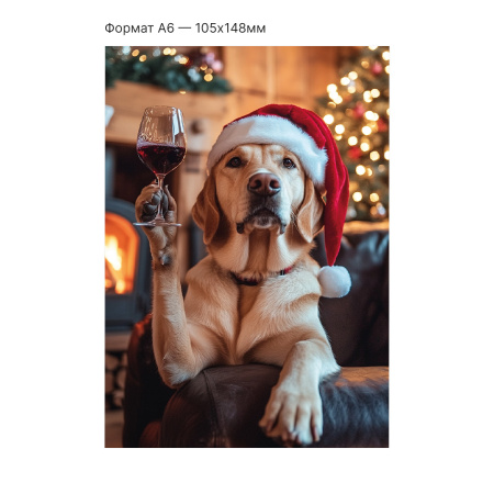 Интерактивная открытка с NFC "Пусть сбываются мечты; Пес", ISBC, арт. 121-62804