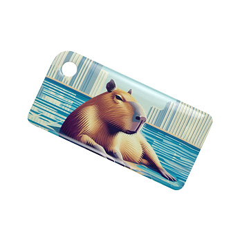 Брелок ISBC Тройка капибара лежащая на боку