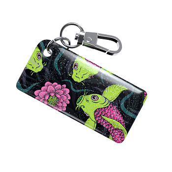 NFC-визитка ISBC «Карпы кои и лотос», брелок - купить