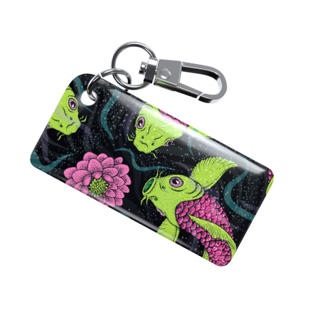 NFC-визитка ISBC «Карпы кои и лотос», брелок - купить