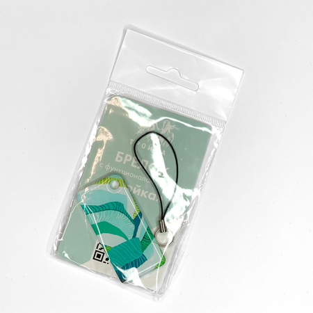 Брелок ISBC с функционалом карты "Тройка" "Городские джунгли; Тропики" арт. 121-21233