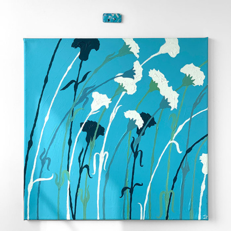 Брелок ISBC с функционалом карты "Тройка" "Городские джунгли; Гвоздика" арт. 121-21235