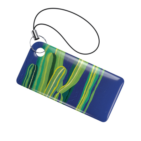 Брелок ISBC с функционалом карты "Тройка" "Городские джунгли; Кактус" арт. 121-45694