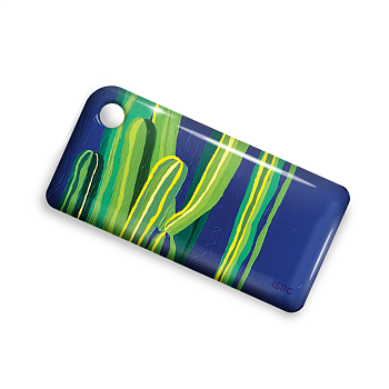 Брелок ISBC с функционалом карты "Тройка" "Городские джунгли; Кактус" арт. 121-21234