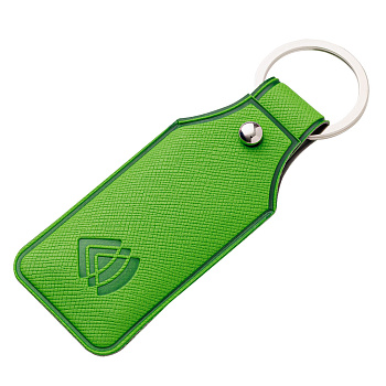 Чехол для карты брелока «Тройка» зеленый – купить