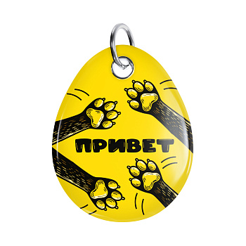 Адресник ISBC "Четыре лапы"