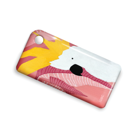 Брелок ISBC "Краснодар - ЕТК-онлайн" "Городские джунгли; Какаду", арт. 121-21700