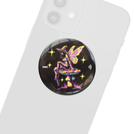 NFC-визитка ISBC «Неоновая фея», стикер - купить