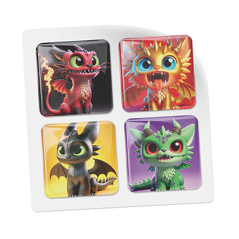 3D-стикеры ISBC набор Приручи дракона