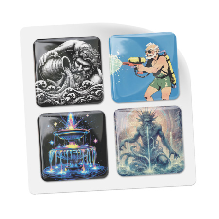 3D-стикеры ISBC "Знаки зодиака; Водолей", 4 шт., арт. 006-57238 3D-стикеры ISBC "Знаки зодиака; Водолей", 4 шт., арт. 006-57238