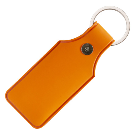 Чехол для брелока «Тройка», ПИК, экокожа Soft-Touch, оранжевый